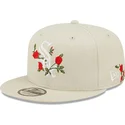 bezowa-czapka-snapback-9fifty-flower-chicago-white-sox-mlb-od-new-era
