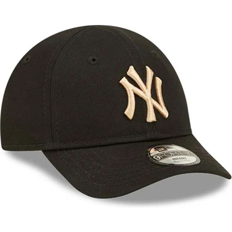 kepure-islenkta-juoda-reguliuojamas-vaikams-9forty-league-essential-new-york-yankees-mlb-new-era
