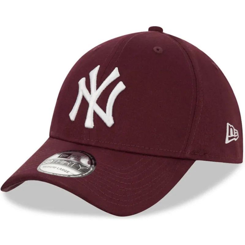 cap-islenkta-red-ajustada-granate-39thirty-league-essential-new-york-yankees-mlb-new-era