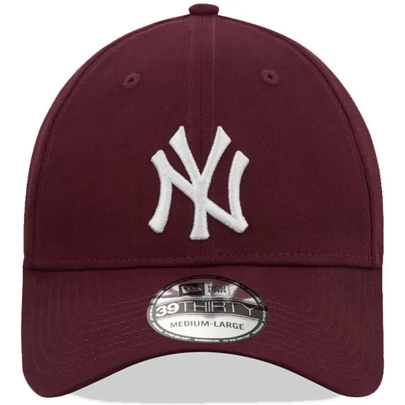 cap-islenkta-red-ajustada-granate-39thirty-league-essential-new-york-yankees-mlb-new-era