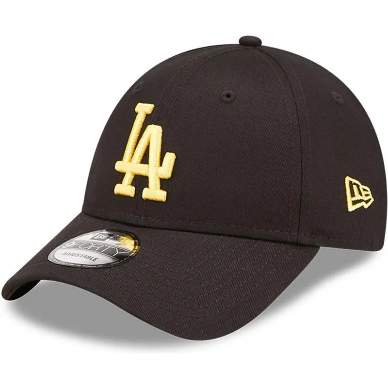 cap-islenkta-black-adjustable-strap-9forty-league-essential-los-angeles-dodgers-mlb-new-era