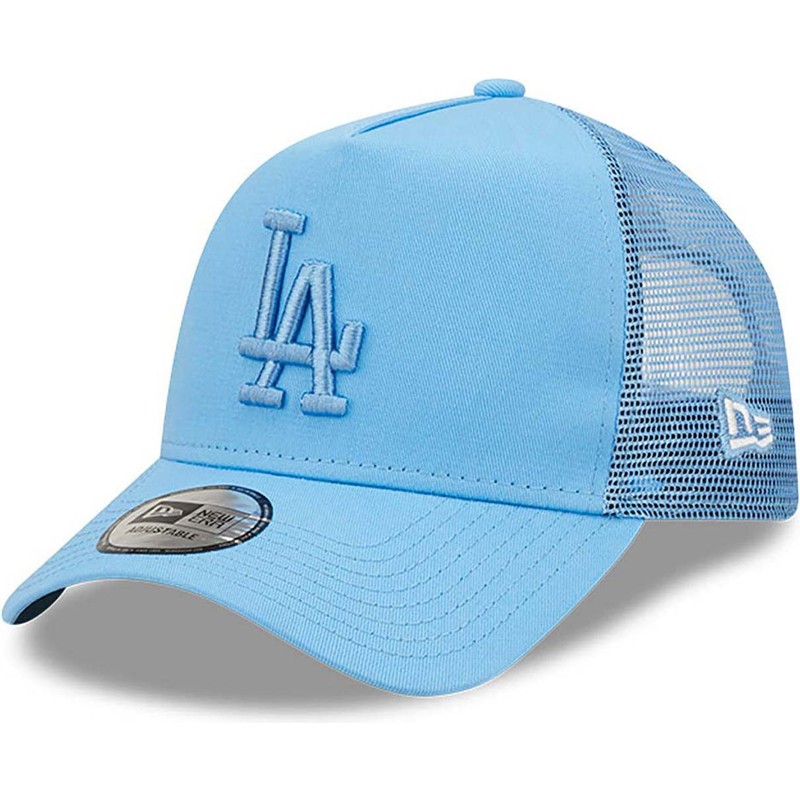 new-era-blue-logo-a-frame-tonal-mesh-los-angeles-dodgers-mlb-blue-trucker-hat