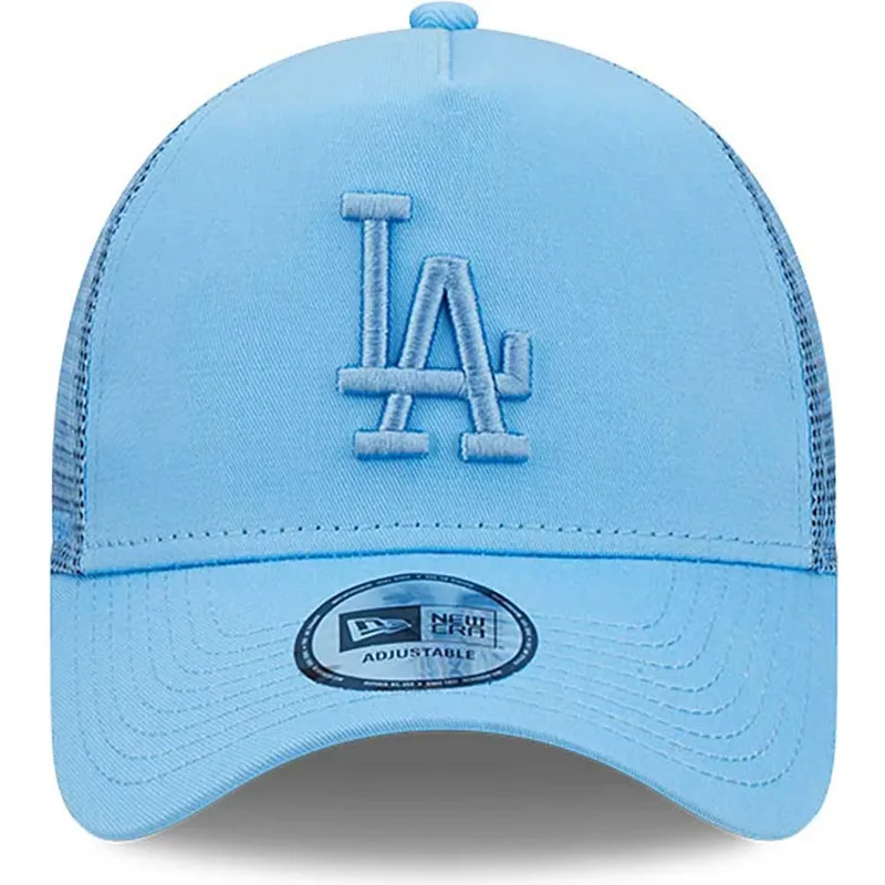 kepure-islenkta-melyna-snapback-a-frame-tonal-mesh-los-angeles-dodgers-mlb-new-era