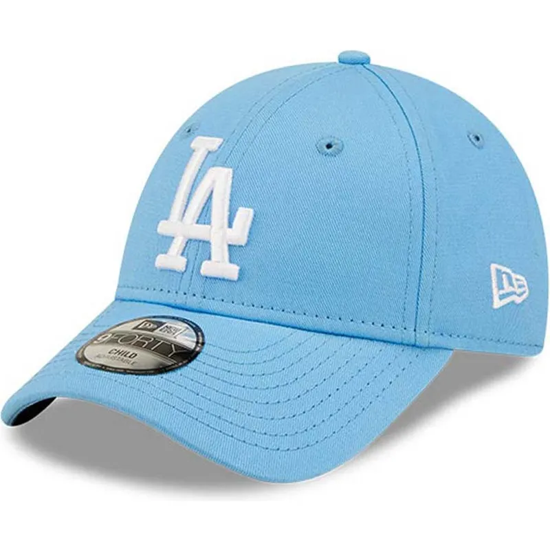 kepure-islenkta-melyna-reguliuojamas-vaikams-9forty-league-essential-los-angeles-dodgers-mlb-new-era