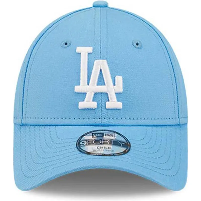 kepure-islenkta-melyna-reguliuojamas-vaikams-9forty-league-essential-los-angeles-dodgers-mlb-new-era