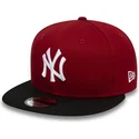 kepure-plokscia-raudona-snapback-9fifty-colour-block-new-york-yankees-mlb-new-era