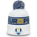 new-era-cuff-friday-bobble-ryder-cup-europe-white-and-blue-beanie-with-pompom