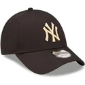 kepure-islenkta-juoda-reguliuojamas-9forty-league-essential-new-york-yankees-mlb-new-era