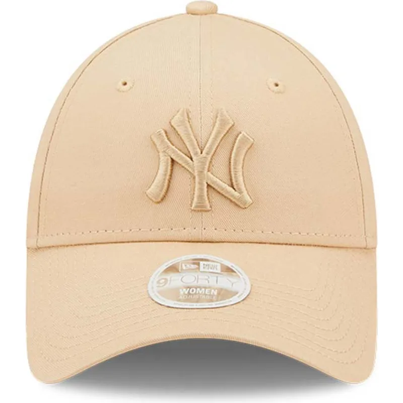cap-islenkta-beige-adjustable-strap-9forty-league-essential-new-york-yankees-mlb-new-era