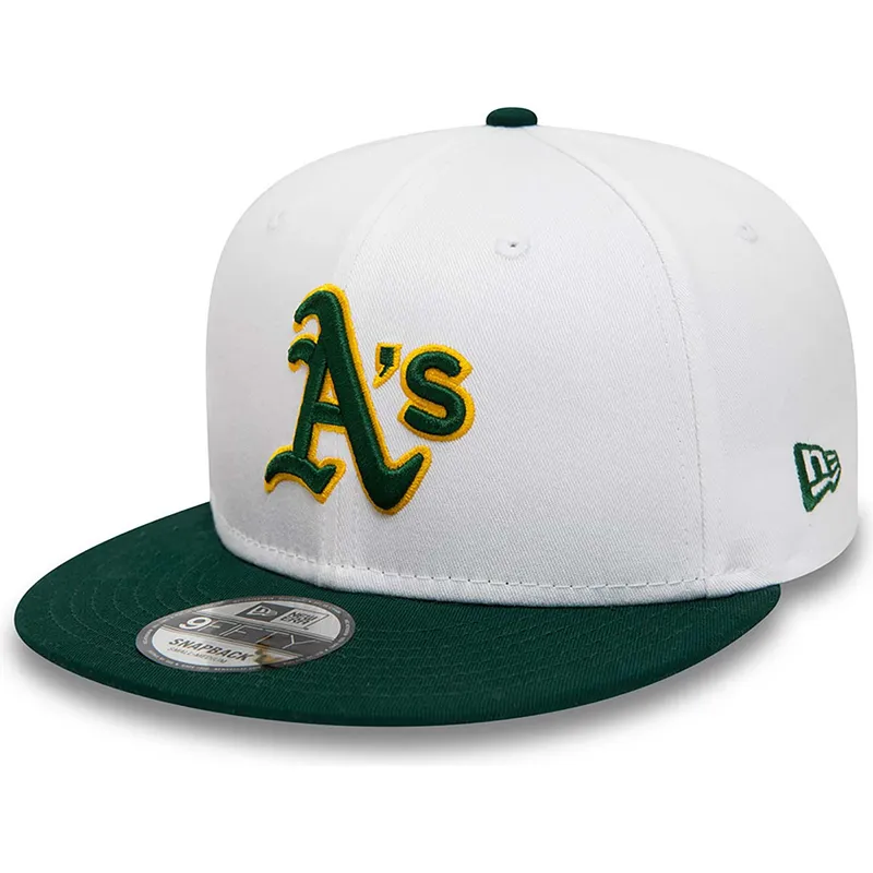 kepure-plokscia-balta-snapback-rickey-henderson-9fifty-crown-patches-oakland-athletics-mlb-new-era