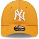kepure-islenkta-oranzine-reguliuojamas-vaikams-9forty-league-essential-new-york-yankees-mlb-new-era