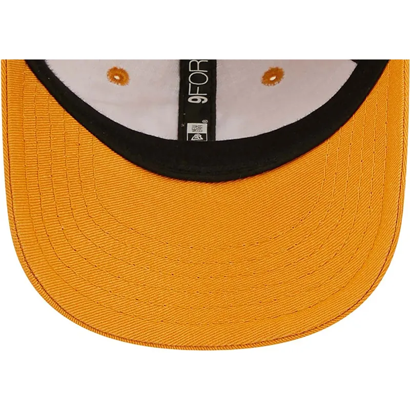 kepure-islenkta-oranzine-reguliuojamas-vaikams-9forty-league-essential-new-york-yankees-mlb-new-era
