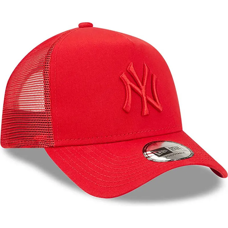 cap-islenkta-red-snapback-a-frame-tonal-mesh-new-york-yankees-mlb-new-era