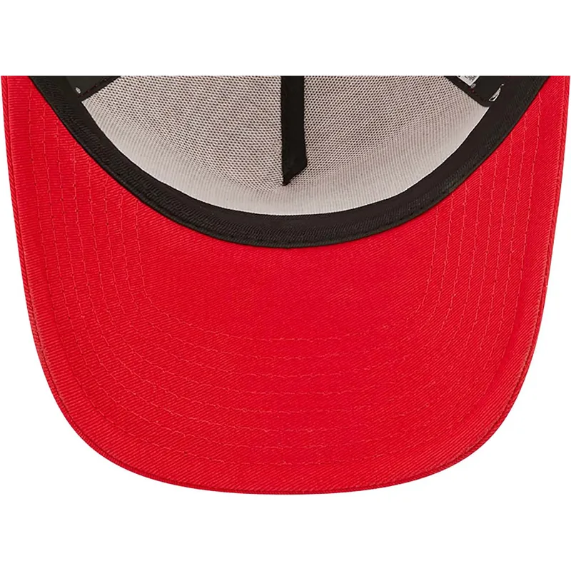 kepure-islenkta-vilkikas-raudona-snapback-a-frame-tonal-mesh-new-york-yankees-mlb-new-era