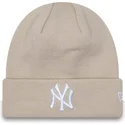cap-beige-cuff-league-essential-new-york-yankees-mlb-new-era