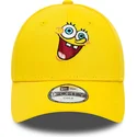 kepure-islenkta-geltona-reguliuojamas-vaikams-9forty-spongebob-new-era