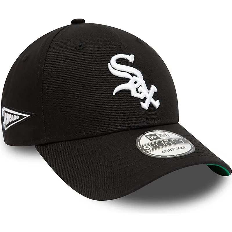 kepure-islenkta-juoda-reguliuojamas-9forty-team-side-patch-chicago-white-sox-mlb-new-era kepure-islenkta-juoda-reguliuojamas-9forty-team-side-patch-chicago-white-sox-mlb-new-era