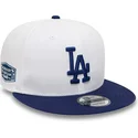 kepure-plokscia-balta-snapback-9fifty-crown-patches-los-angeles-dodgers-mlb-new-era