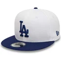 kepure-plokscia-balta-snapback-9fifty-crown-patches-los-angeles-dodgers-mlb-new-era