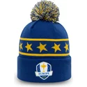 new-era-cuff-sunday-bobble-ryder-cup-europe-blue-and-yellow-beanie-with-pompom