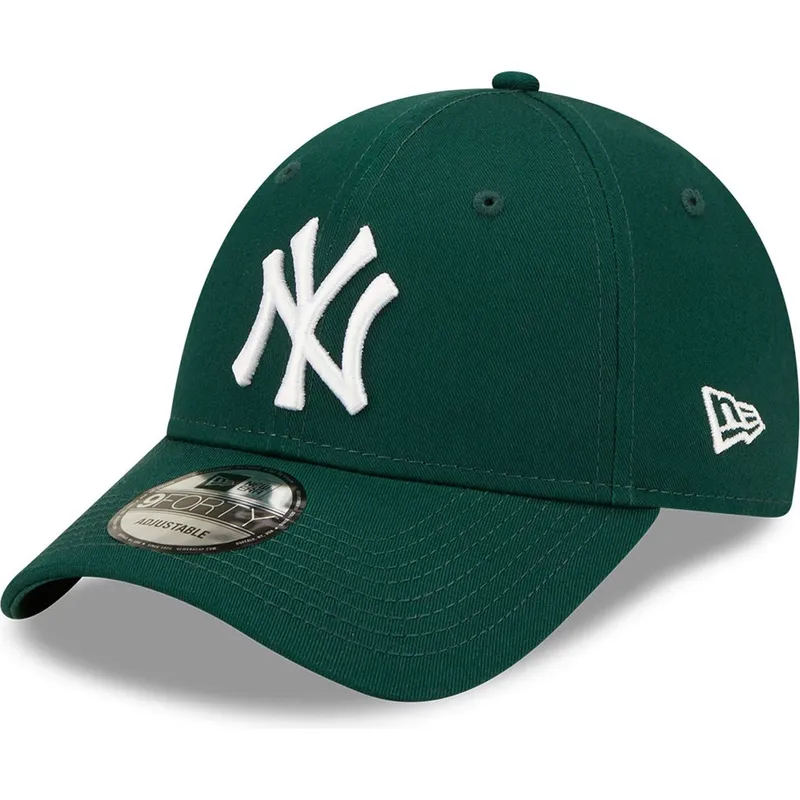 kepure-islenkta-zalia-reguliuojama-juostele-9forty-league-essential-new-york-yankees-mlb-new-era