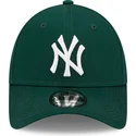 ciemnozielona-zakrzywiona-czapka-regulowana-9forty-league-essential-new-york-yankees-mlb-od-new-era