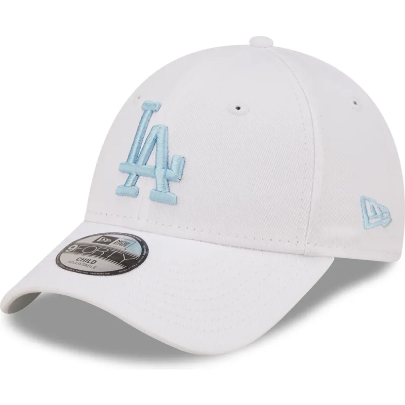 kepure-islenkta-balta-reguliuojamas-vaikams-9forty-league-essential-los-angeles-dodgers-mlb-new-era