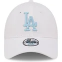biala-zakrzywiona-regulowana-czapka-z-niebieskim-logo-dla-dzieci-9forty-league-essential-los-angeles-dodgers-mlb-od-new-era