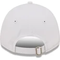 biala-czapka-z-zakrzywionym-daszkiem-regulowana-z-rozowym-logo-dla-dzieci-9forty-league-essential-new-york-yankees-mlb-od-new-er