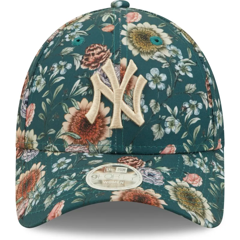 kepure-islenkta-zalia-reguliuojamas-9forty-all-over-print-floral-new-york-yankees-mlb-new-era