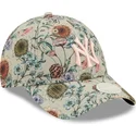 kepure-islenkta-smelio-reguliuojamas-9forty-all-over-print-floral-new-york-yankees-mlb-new-era