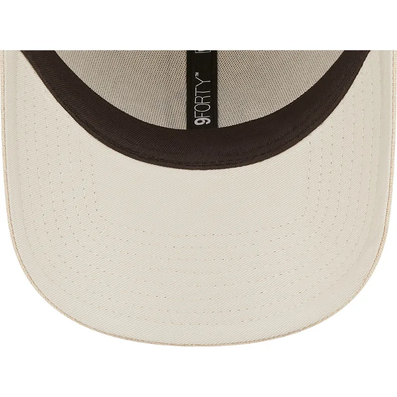 kepure-islenkta-smelio-reguliuojamas-9forty-linen-new-york-yankees-mlb-new-era