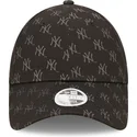 czarna-regulowana-czapka-z-daszkiem-dla-kobiet-9forty-monogram-new-york-yankees-mlb-new-era