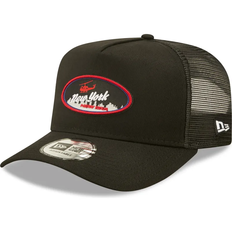 kepure-islenkta-juoda-snapback-new-york-a-frame-oval-state-new-era