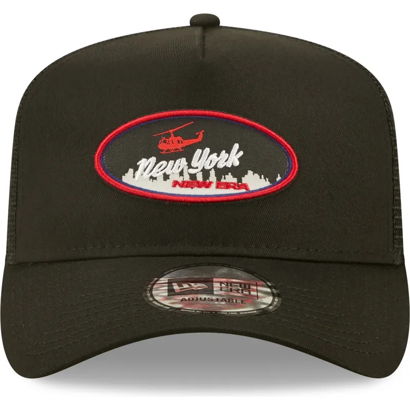 kepure-islenkta-juoda-snapback-new-york-a-frame-oval-state-new-era