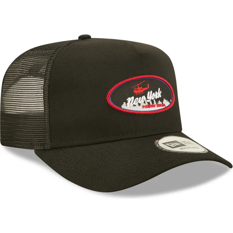 kepure-islenkta-juoda-snapback-new-york-a-frame-oval-state-new-era