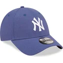 regulowana-niebieska-czapka-z-zakrzywionym-daszkiem-9forty-linen-new-york-yankees-mlb-od-new-era