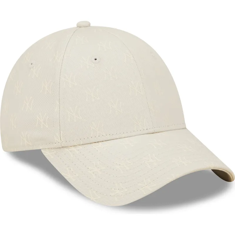 kepure-islenkta-smelio-reguliuojamas-9forty-monogram-new-york-yankees-mlb-new-era