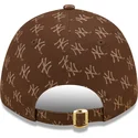 kepure-islenkta-ruda-reguliuojamas-9forty-monogram-new-york-yankees-mlb-new-era