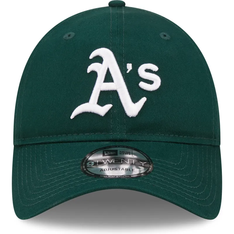kepure-islenkta-zalia-reguliuojamas-9twenty-league-essential-oakland-athletics-mlb-new-era