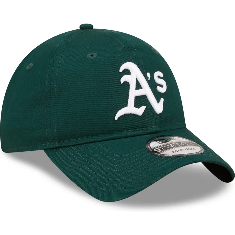 kepure-islenkta-zalia-reguliuojamas-9twenty-league-essential-oakland-athletics-mlb-new-era
