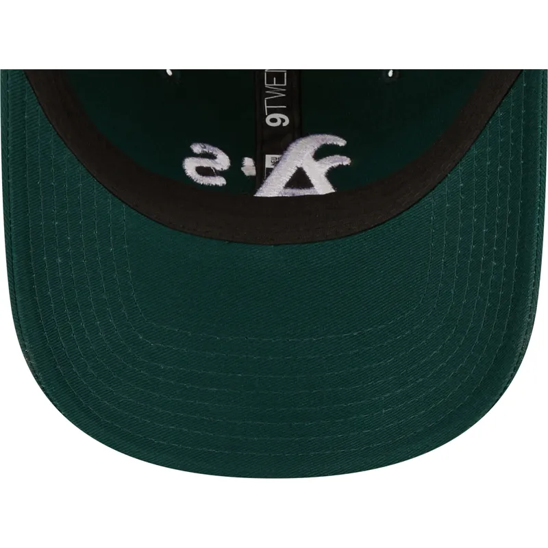 kepure-islenkta-zalia-reguliuojamas-9twenty-league-essential-oakland-athletics-mlb-new-era