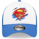 cap-islenkta-blue-snapback-vaikams-a-frame-superman-dc-comics-new-era