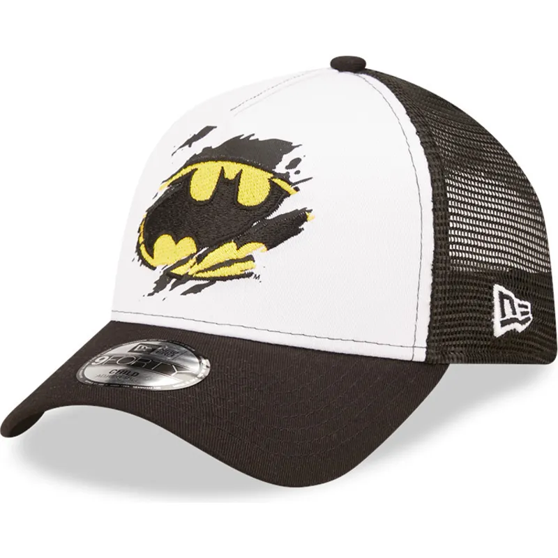 kepure-islenkta-juoda-snapback-vaikams-a-frame-batman-dc-comics-new-era