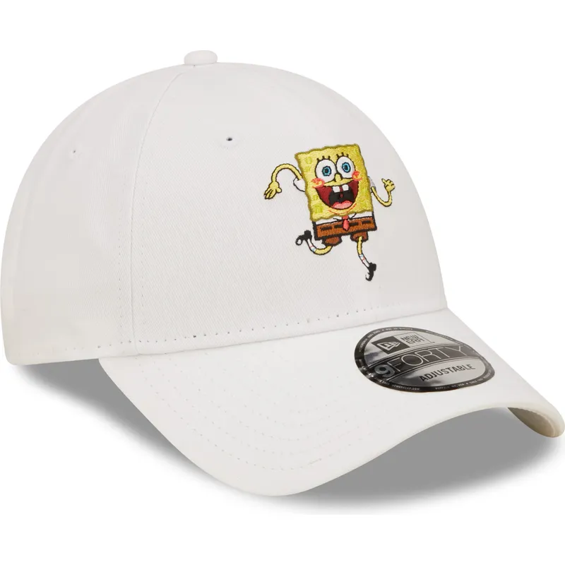 kepure-islenkta-balta-reguliuojamas-9forty-spongebob-new-era