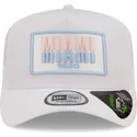 kepure-islenkta-balta-snapback-miami-a-frame-repreve-usa-state-new-era