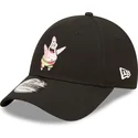 kepure-islenkta-juoda-reguliuojamas-9forty-spongebob-ir-patrick-zvaigzde-new-era