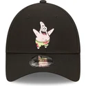 kepure-islenkta-juoda-reguliuojamas-9forty-spongebob-ir-patrick-zvaigzde-new-era