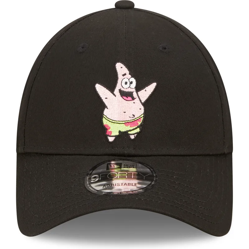kepure-islenkta-juoda-reguliuojamas-9forty-spongebob-ir-patrick-zvaigzde-new-era kepure-islenkta-juoda-reguliuojamas-9forty-spongebob-ir-patrick-zvaigzde-new-era