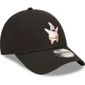kepure-islenkta-juoda-reguliuojamas-9forty-spongebob-ir-patrick-zvaigzde-new-era